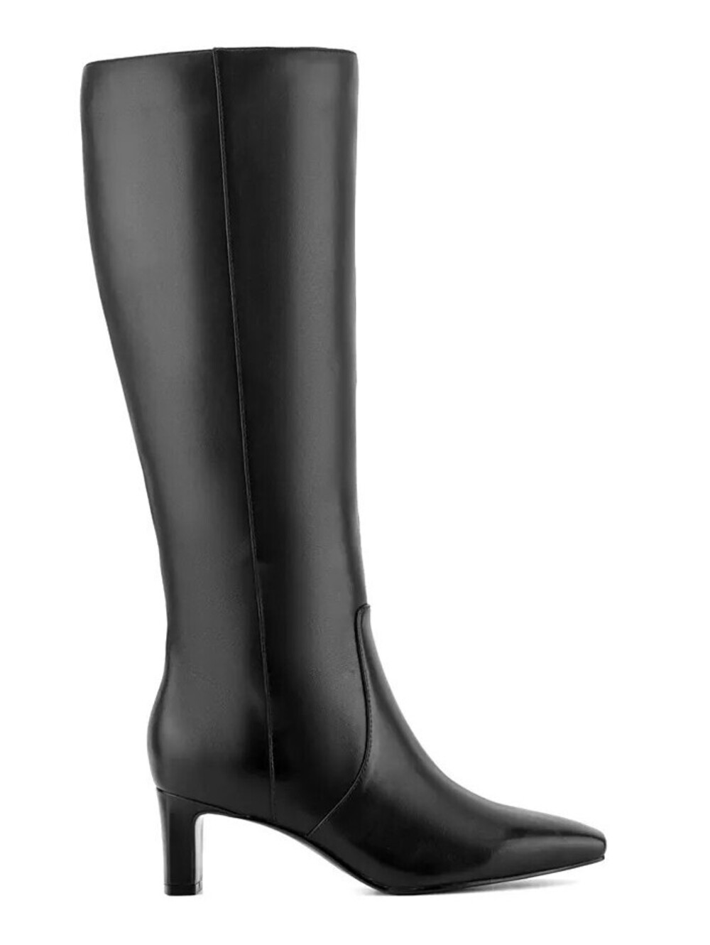 Rockport Mabel Knee High Dress Shoes Boots Black Leather 10M